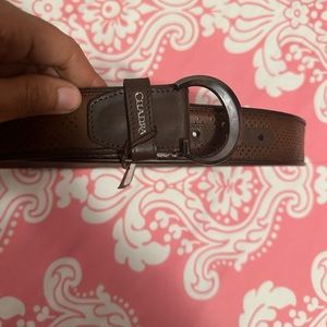 One brown men’s belt